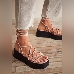Free People Georgie Wrap Sandal